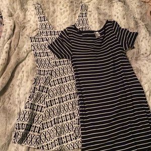 Blue and white H&M dresses